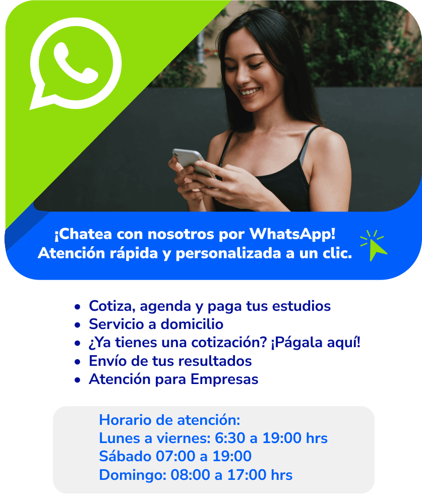 &iexcl;Chatea con nosotros por WhatsApp!